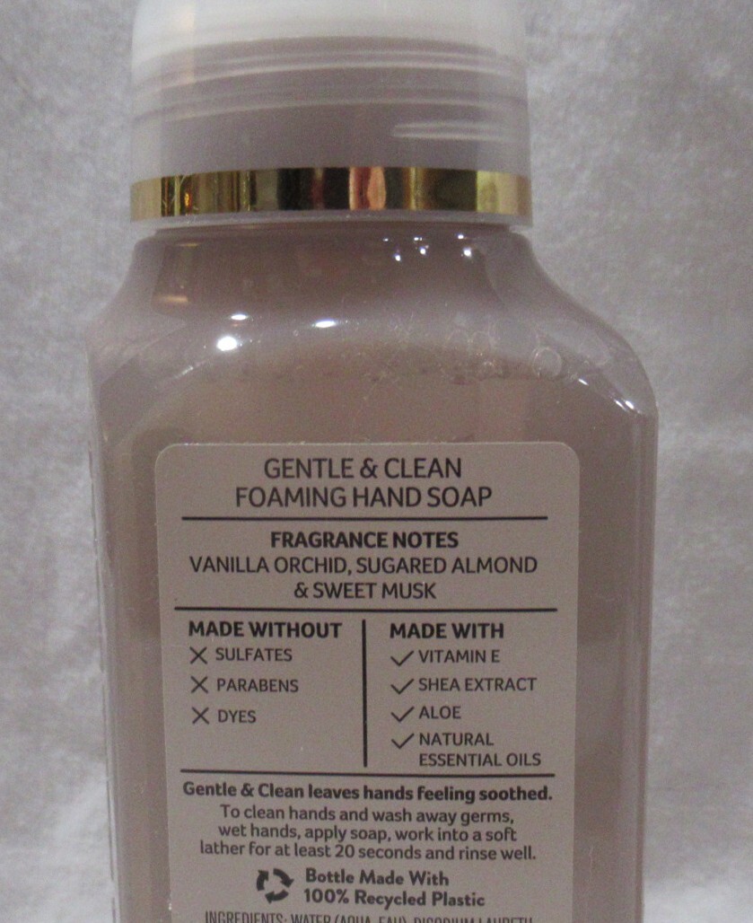 White Barn Bath & Body Works Gentle & Clean Hand Soap Set 2 COZY VANILLA ALMOND
