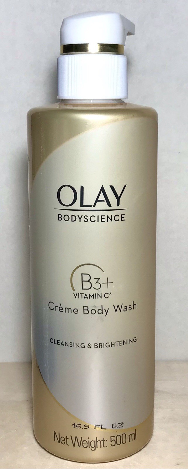 Olay Body Science Shower Cream B3+ Vitamin C Cleansing & Brightening 500 ml Bath