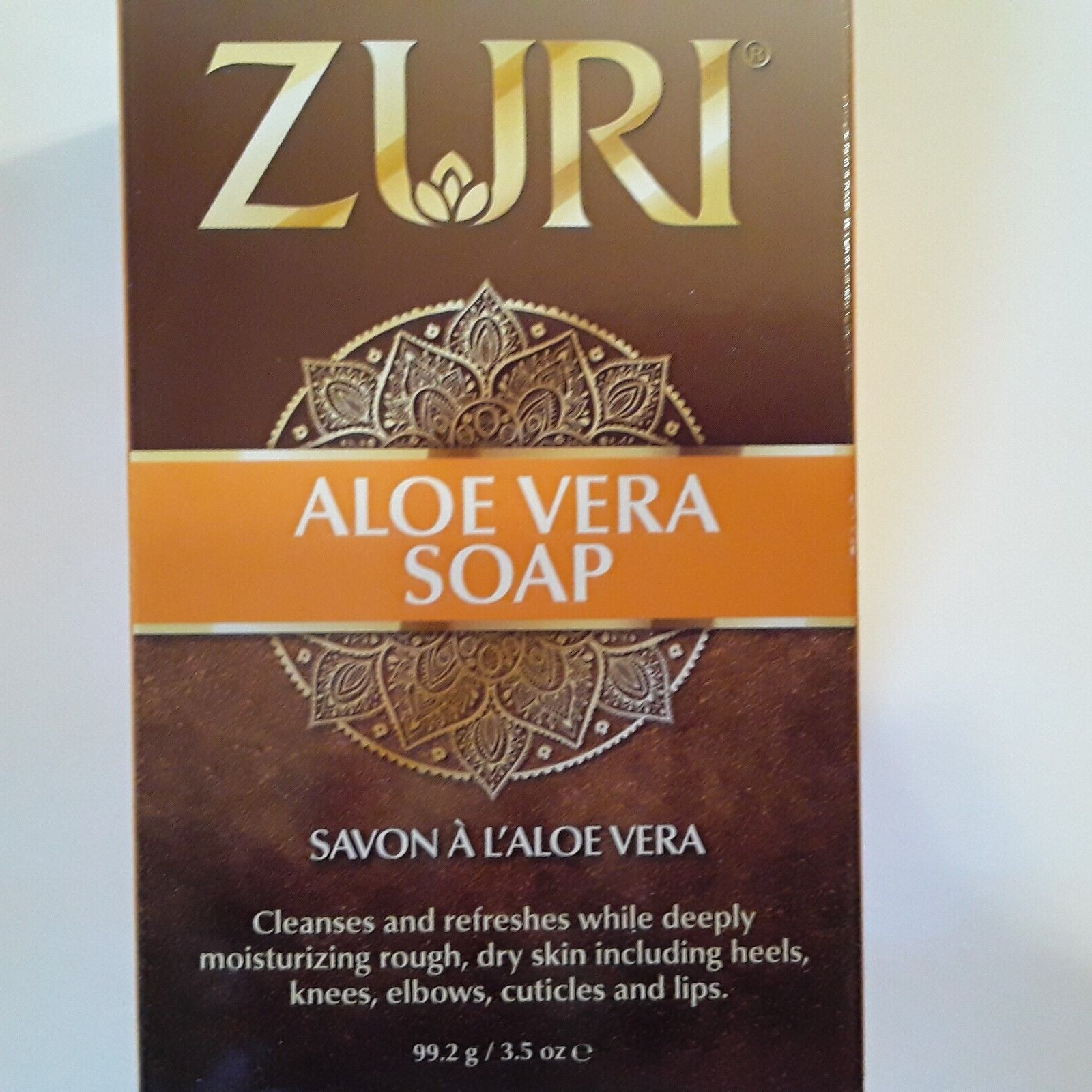 Aloe Vera Soap, Zuri Lot of 3 – 3.5oz Bars, Deeply Moisturizing Rough Dry Skin