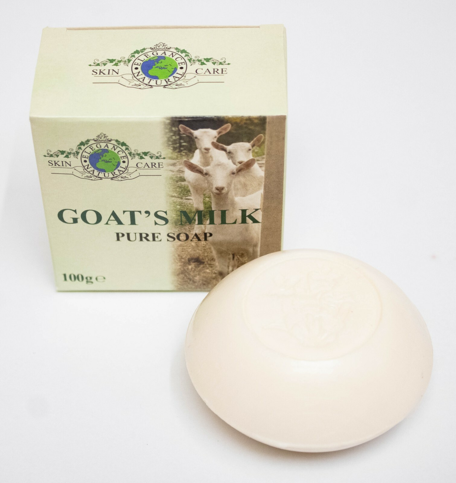 Goats Milk Pure Soap 100g Goat Dry sensitive skin UK Vegetarian Eczema psoriasis