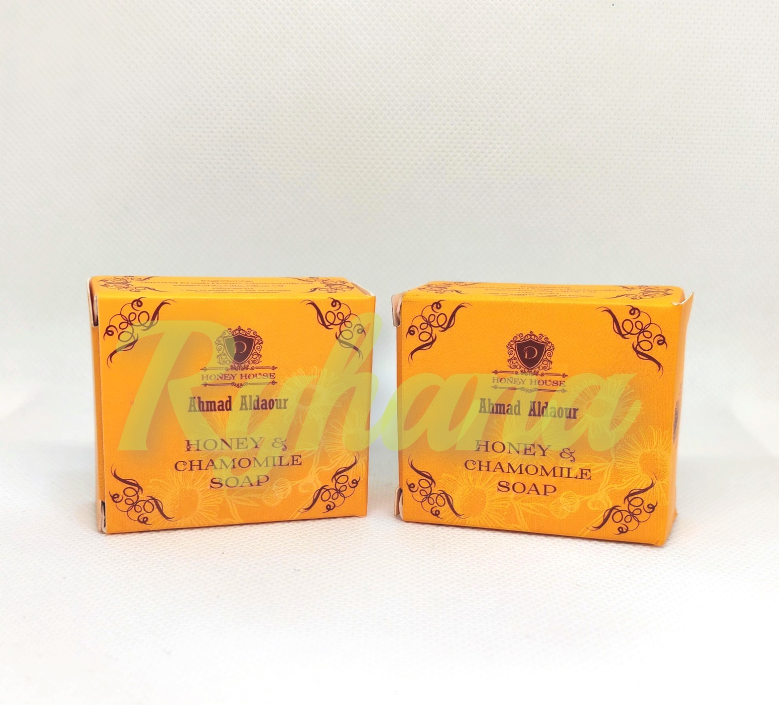 Honey & Chamomile Soap Natural Moisturizing Gentle Skin Car Bar Soap 2 Pcs