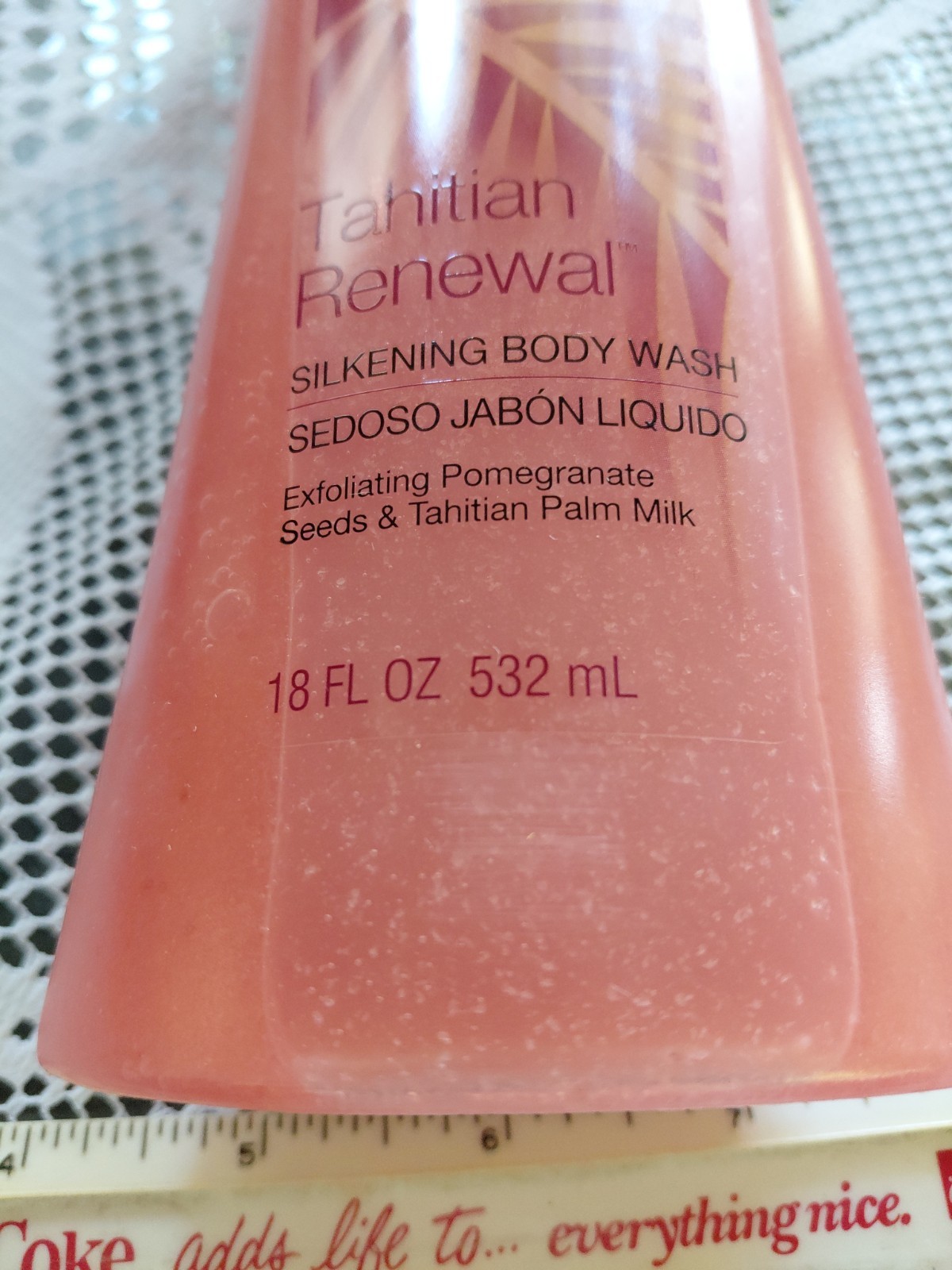 Caress Tahitian Renewal Silkening Body Wash Pomegranate Seed Tahiti