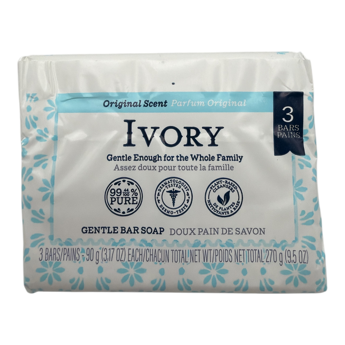 3 Pack Ivory Soap Personal, Gentle Bar Soap Original Scent 3.1 Oz NEW