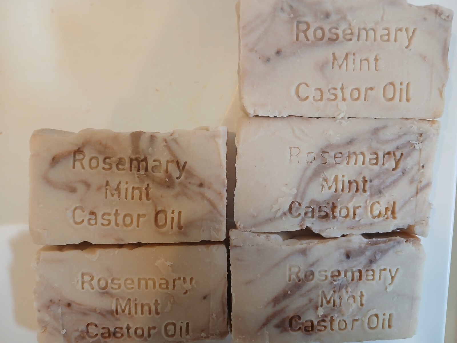 ROSEMARY MINT CASTOR OIL GOAT MILK SOAP HAPPY GOAT CREAMERY FREE SHIPPING CHEAP