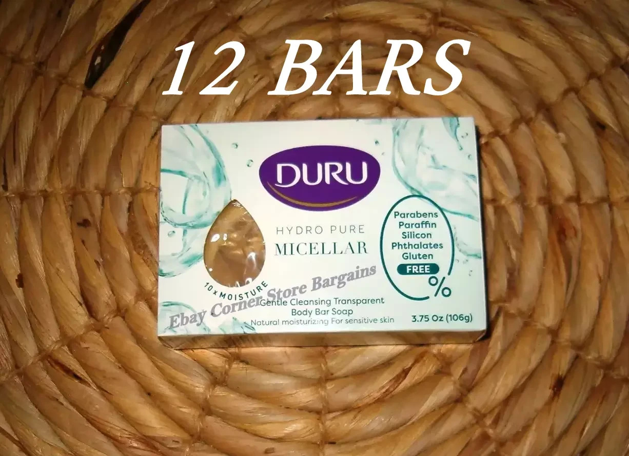 12 Duru Hydro Pure Miclellar Soap Bar 3.75 10x Moisture Sensitive Skin