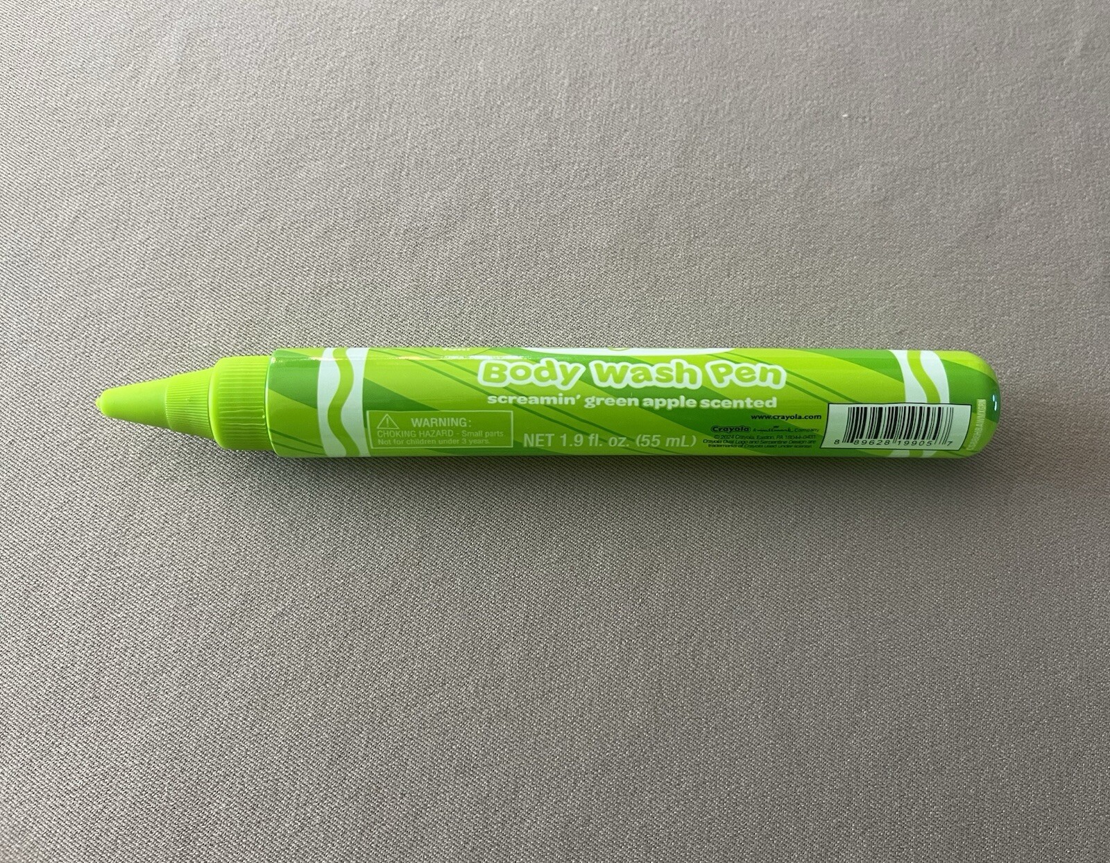 1.9 Oz Crayola Bathtub Body Wash Pen In Screamin’ Green Apple, For Ages 3+, New!