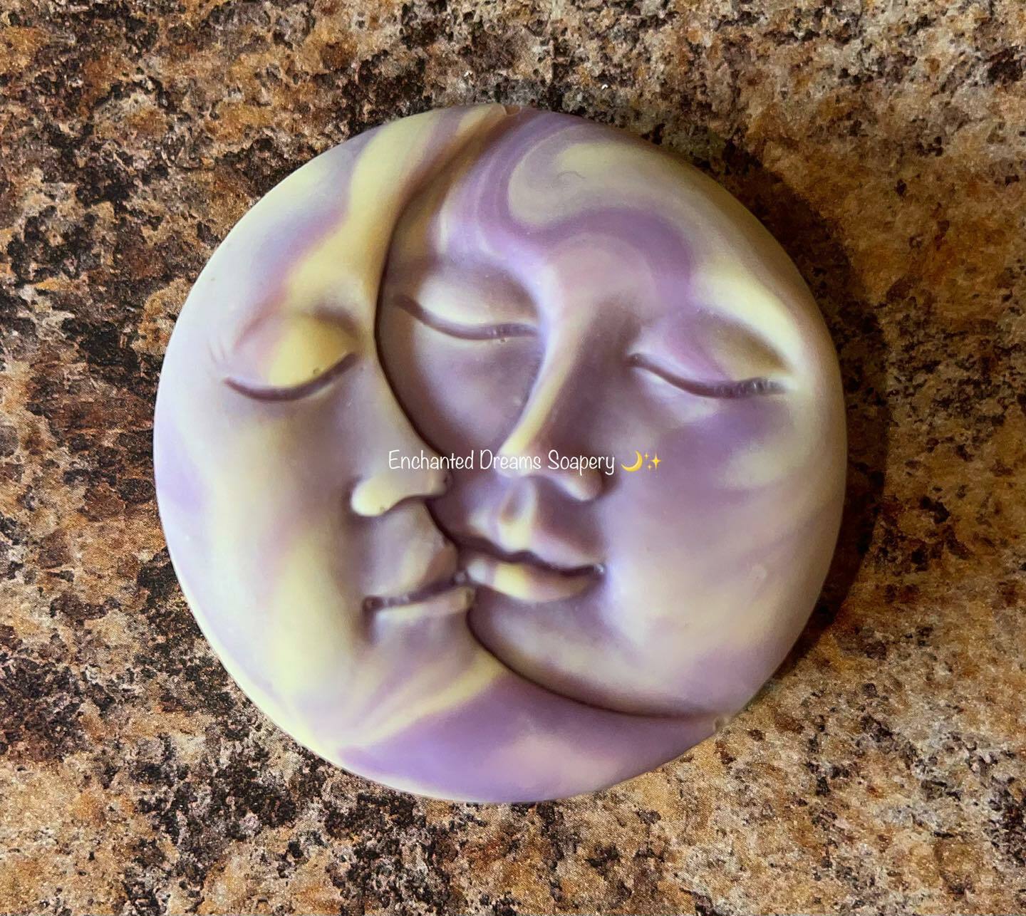 Celestial sun & moon ☀️🌙 Cold Process Soap @ Enchanted Dreams Soapery