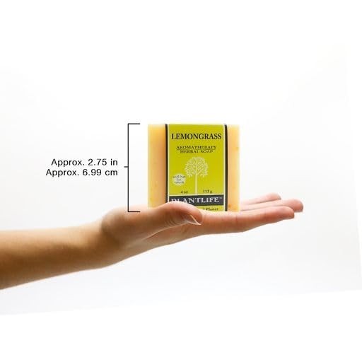 Lemongrass Soap Bar 4 oz – Moisturizing Natural Ingredients for All Skin