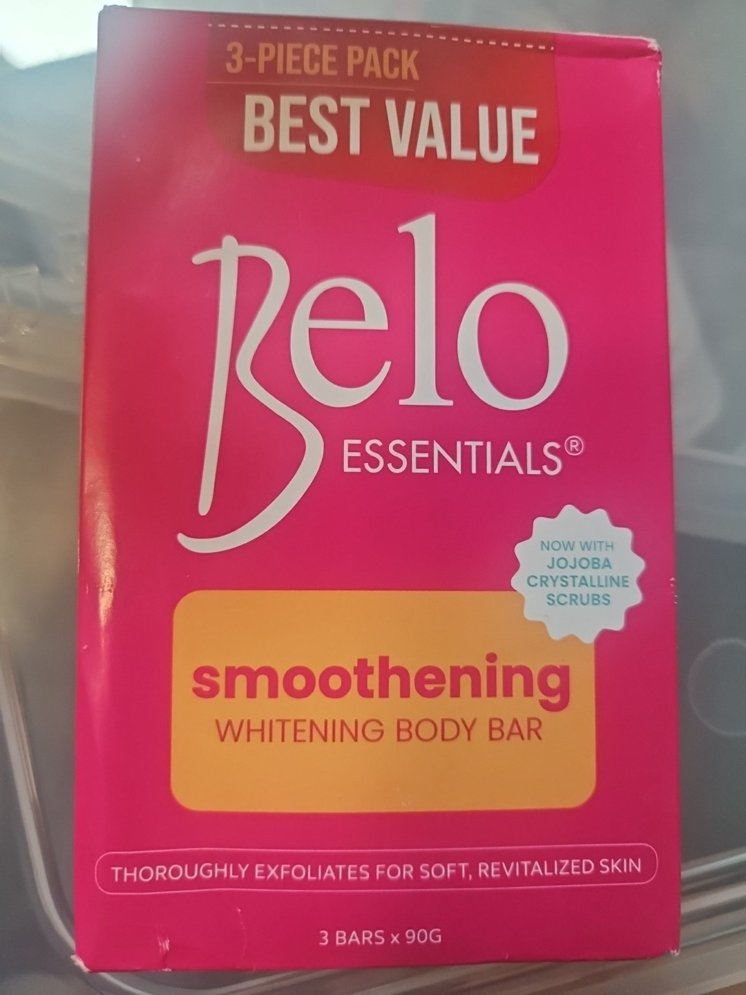 BELO Essentials Smoothening Whitening Body Bar 90G x3pk