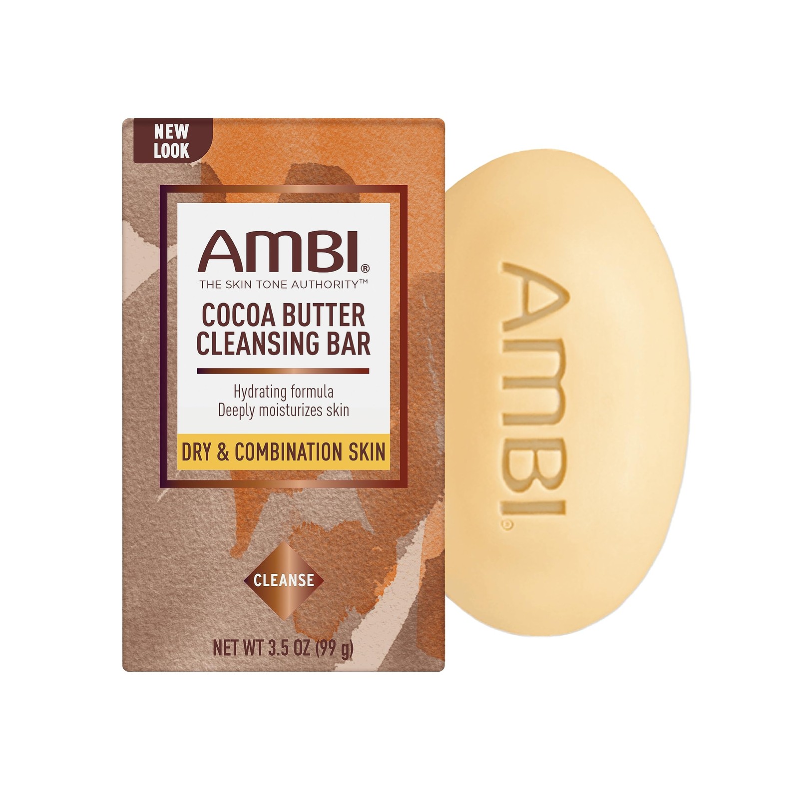 Ambi Cocoa Butter Cleansing Bar, 3.5 Ounce (Pack of 1), RED