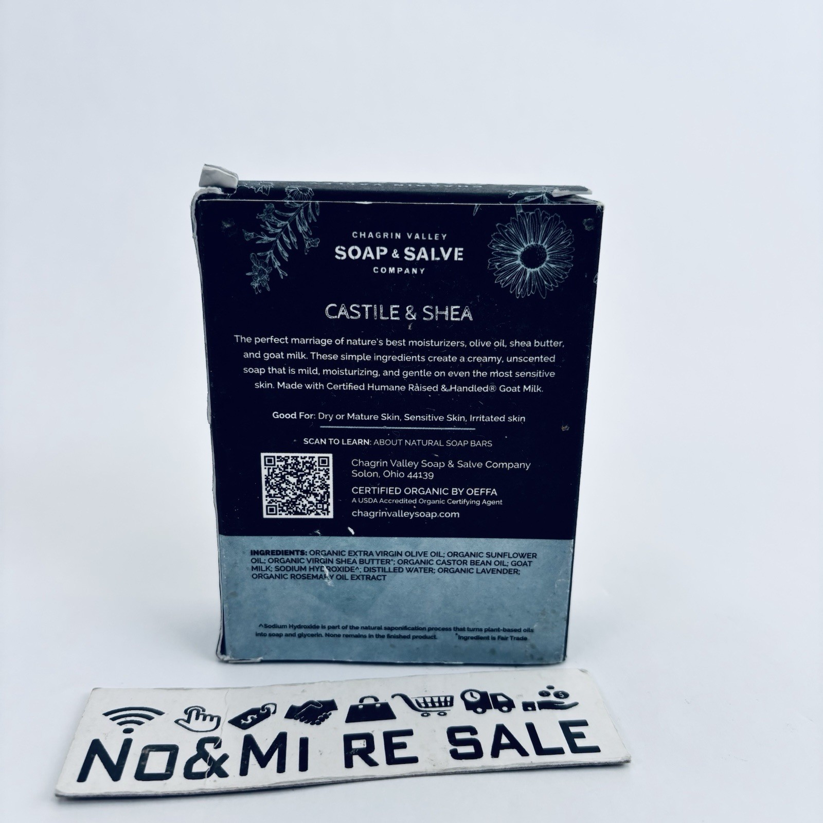 Chagrin Valley Natural Soap Bar – Organic Castile & Shea Butter