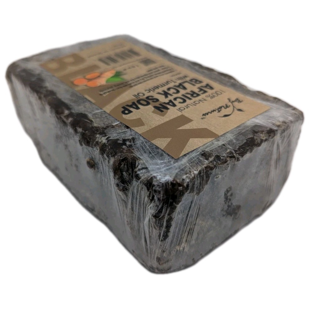 By Natures African Black Soap Turmeric Oil 16oz 2 Pack Natural Skin Care