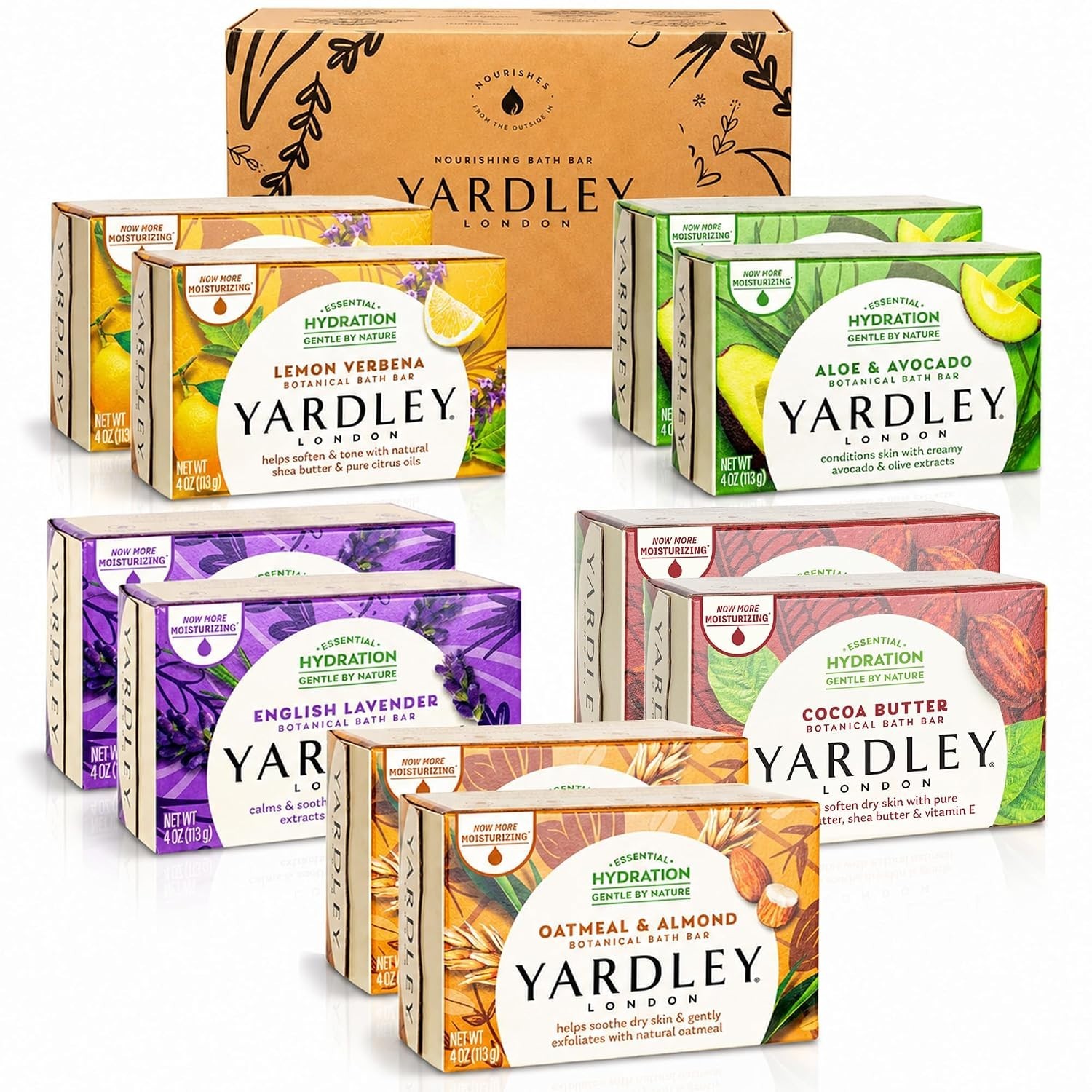 Indulge in 10 London Bath Bars: Hydrating Lavender, Aloe, Cocoa & Exfoliating
