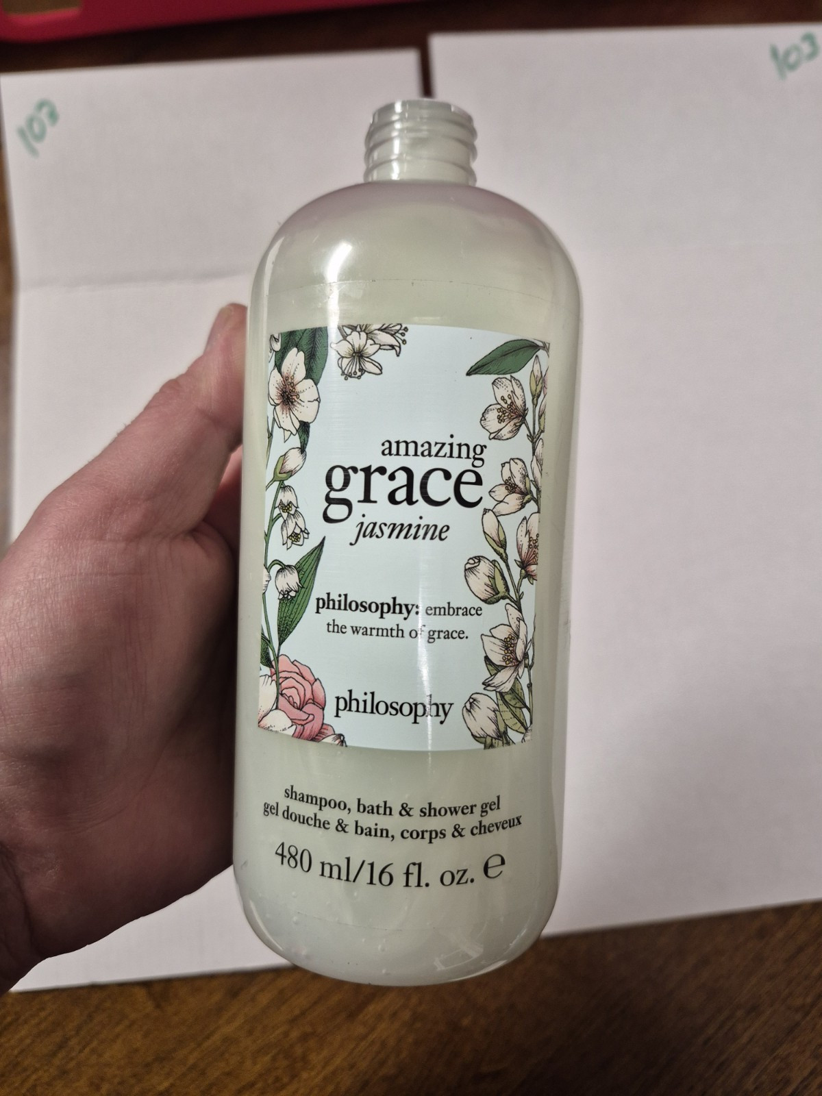 RARE Philosophy Amazing Grace Jasmine Shampoo, Bath & Shower Gel 480ml 16oz ea