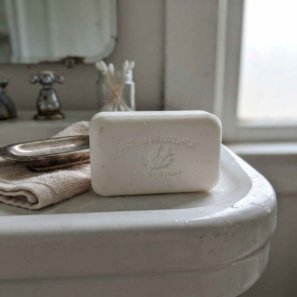Organic Shea Butter Artisanal Soap – 5.3oz Sea Salt Luxury for All Skin Types