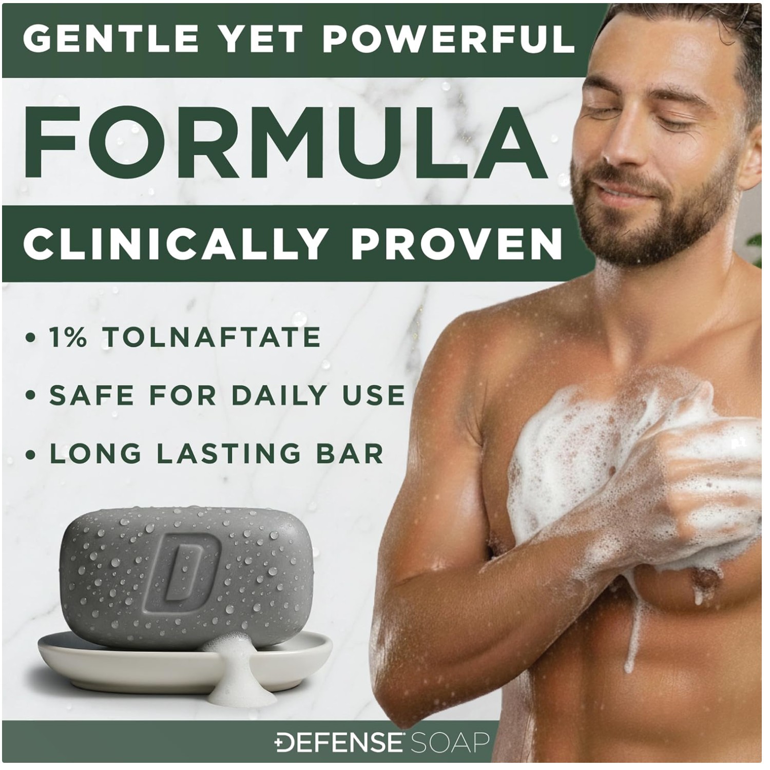 Defense Bar Soap Pack for Skin Infections