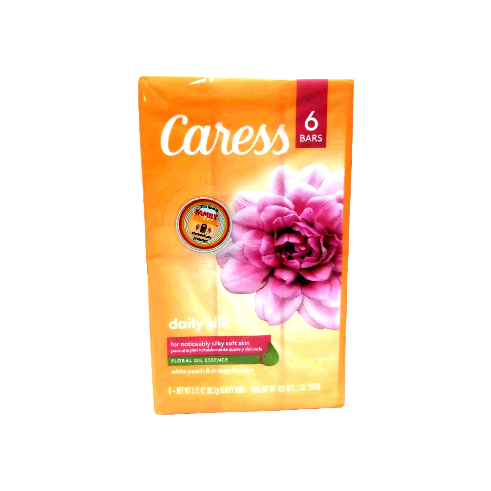 Caress Bar Soap Discontinued Formula Floral Oil Essence 6 Bars NEW