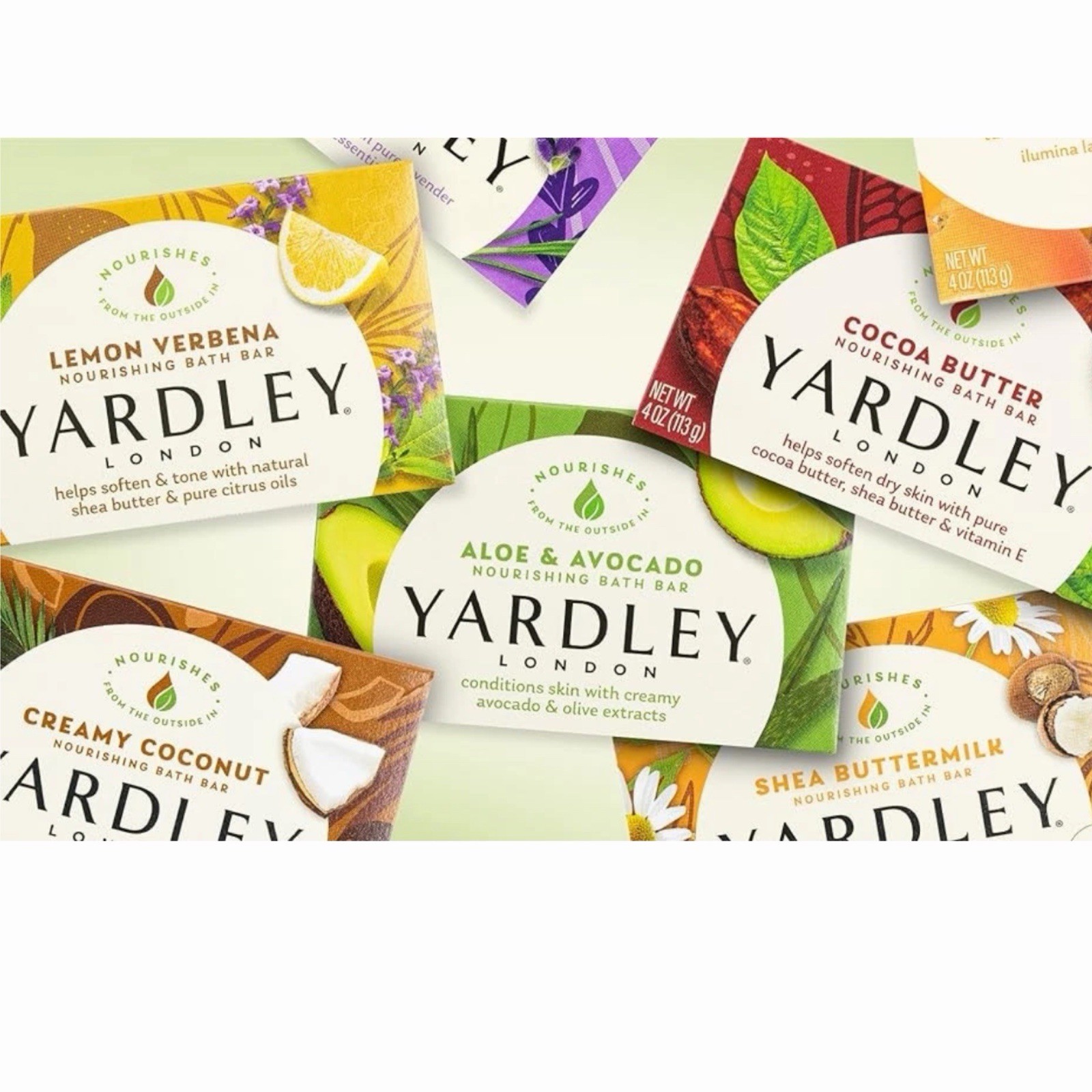 Yardley Nourishing Bath Bar Soap English Lavender 2 Pack 4 Ounces New Sealed