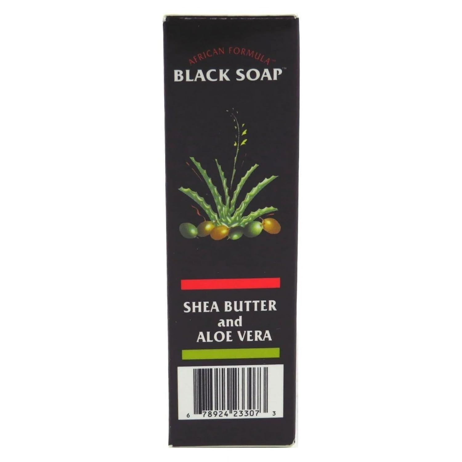 Shea Butter Black Soap Bar, 3.5 oz x12