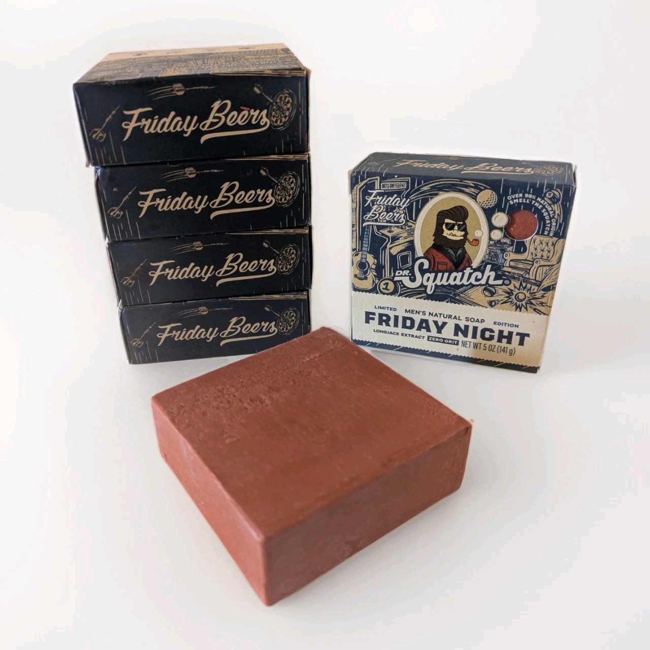 NEW SCENT!! 5 PACK Dr Squatch FRIDAY NIGHT LET’S RIDE Limited Edition Bar!