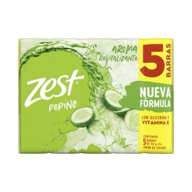10 JABONES ZEST PEPINO (90g) – 10 ZEST SOAPS 🇲🇽