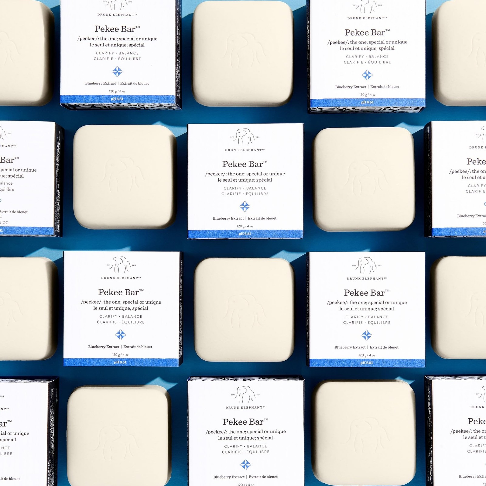 Drunk Elephant Pekee Bar – 113 g/4 oz – Facial Cleansing Bar – Clean Clinical…