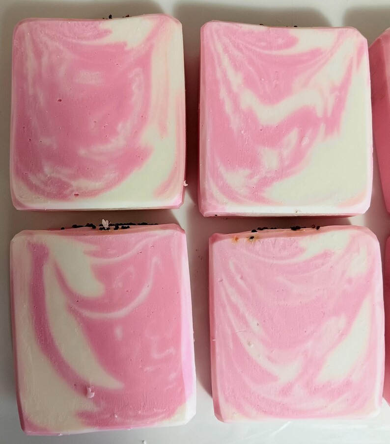 Citrus Garden Cold Process Soap | Geranium Grapefruit Spearmint Handmade Soap