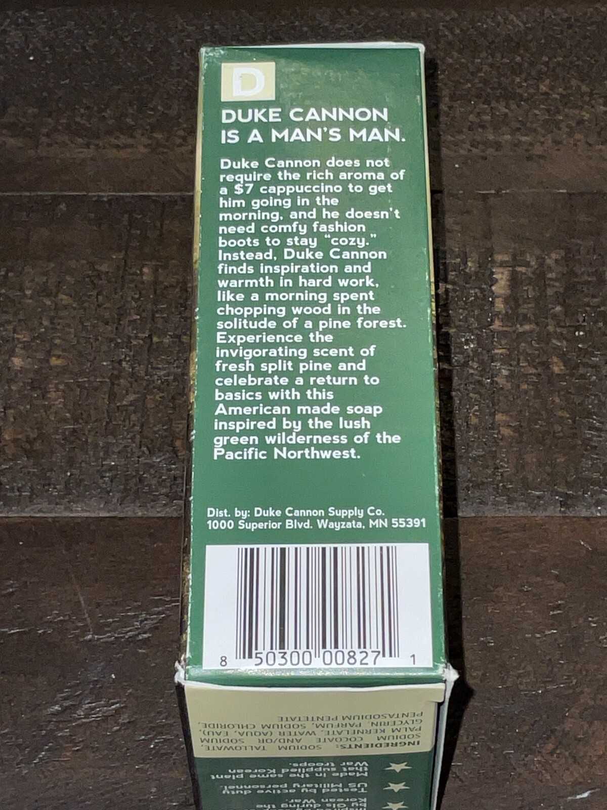 Duke Cannon Big Ass Brick Of Soap Fresh Cut Pine 10 oz – New in Box – FREE SHIP