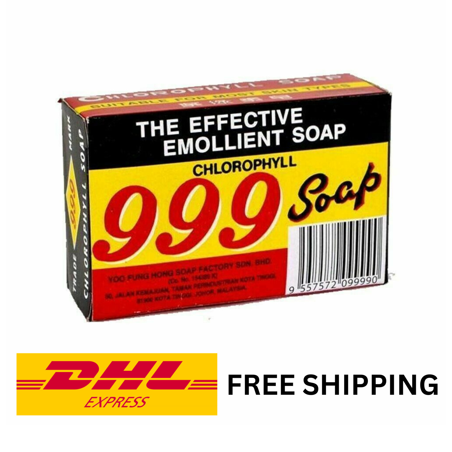 (New) 3 PCS 999 Chlorophyll Soap For Itchy Skin Problems Treats Eczema