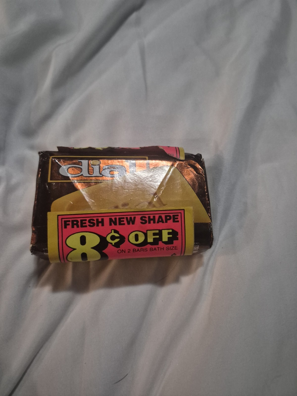 Vintage1 count Dial Gold Bath Size Bar Soap Gold Sealed