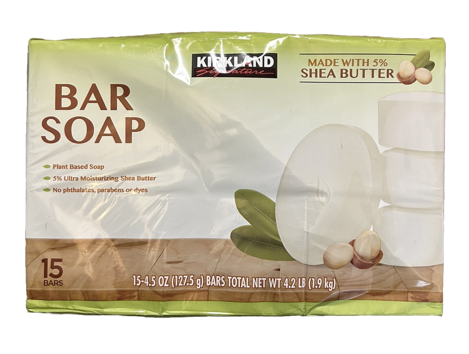 Kirkland Signature Bar Soap with Shea Butter 15 Bars