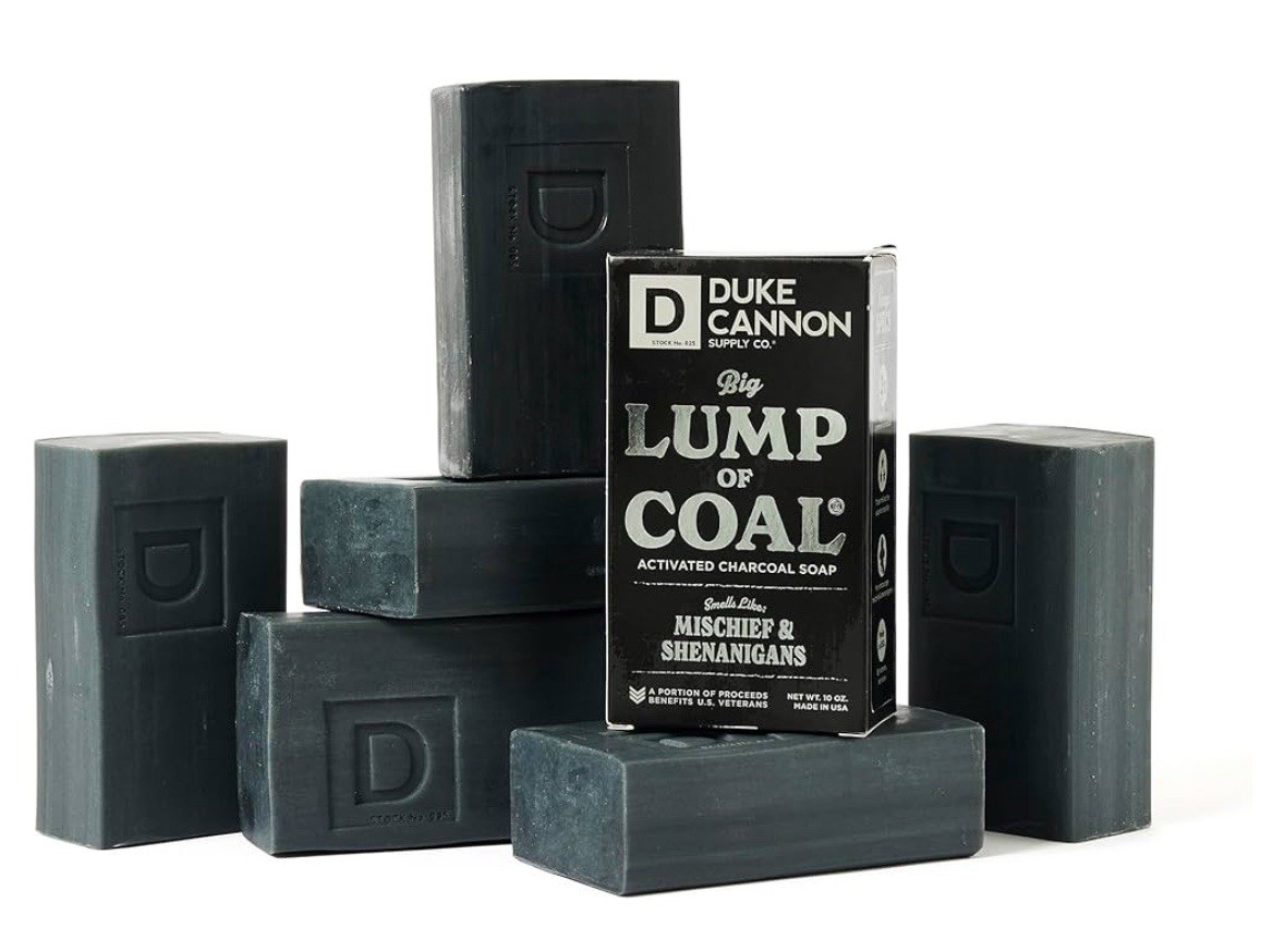Duke Cannon Big Ass Lump Of Coal Big Brick of Soap for Men 10 oz Made In USA