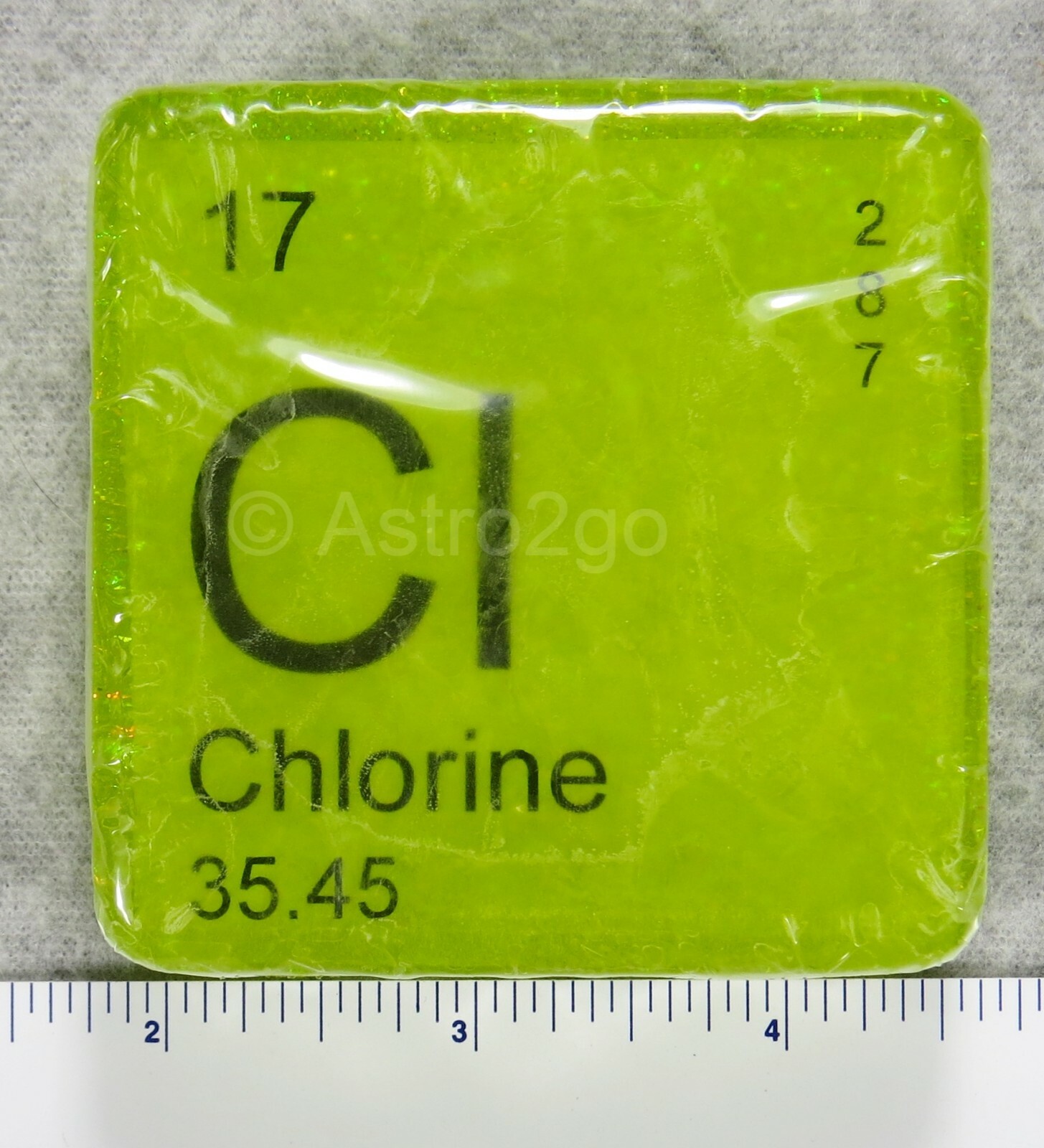 PERIODIC TABLE ELEMENT “Cl” CHLORINE NOVELTY HAND BATH SOAP-4 oz JUST BUBBLY NEW
