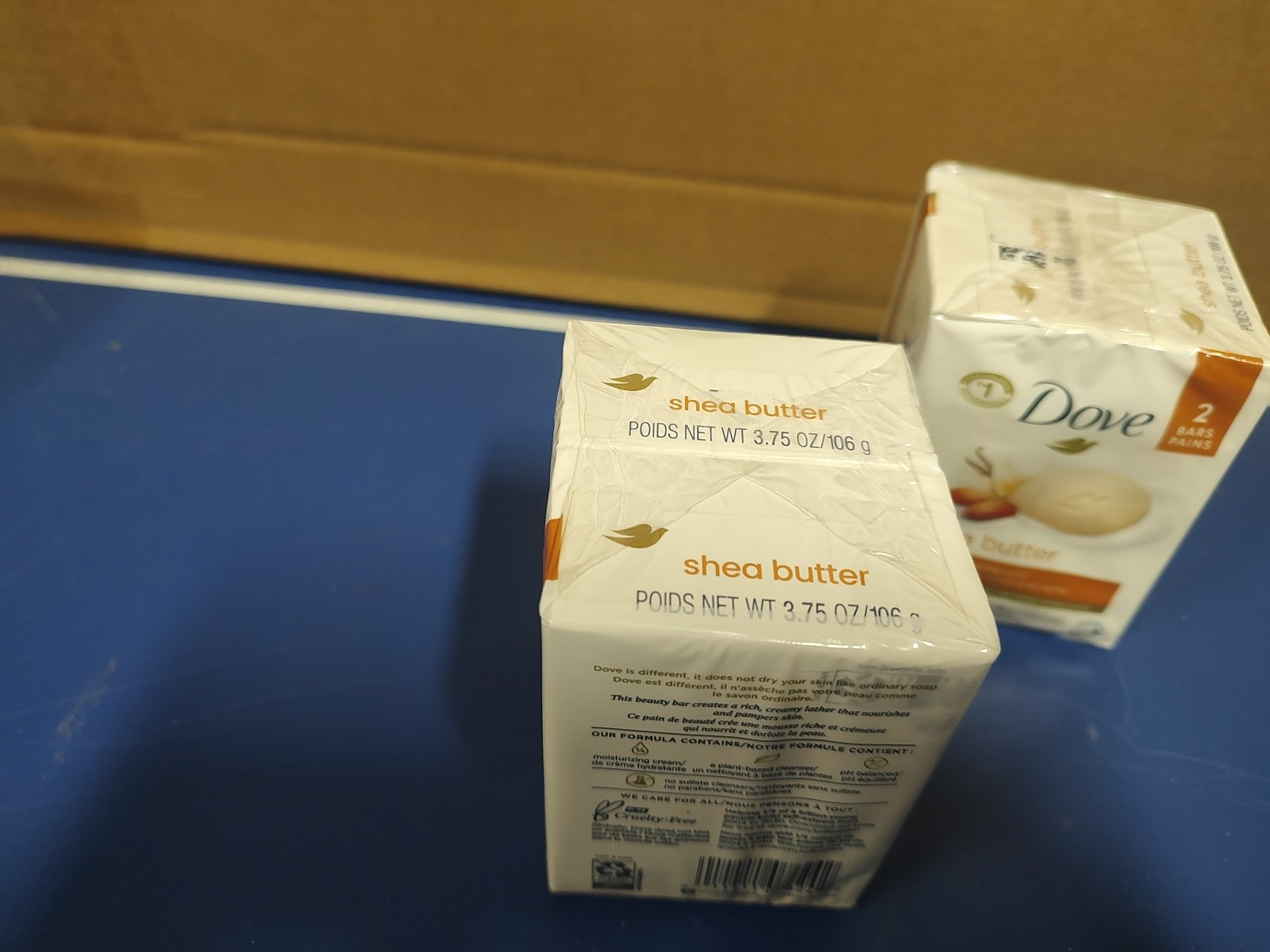 2ea, Dove Shea Butter & Vanilla, 2 Bars, 3.75 oz (106 g) Total 4 Bars
