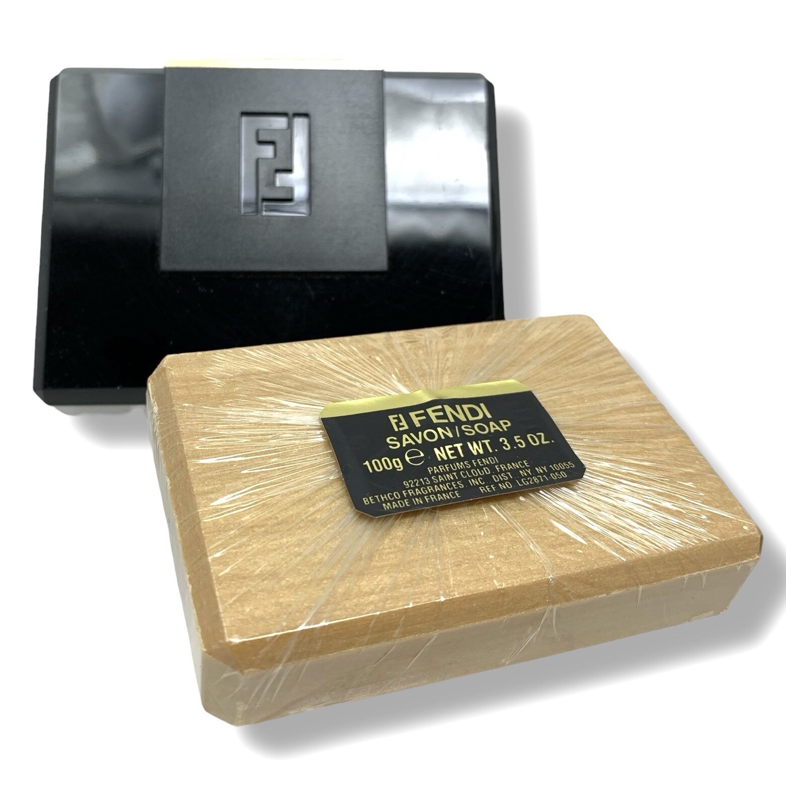 FENDI Vintage Perfumed Soap New In FENDI Case Sealed 3.5oz 100g France