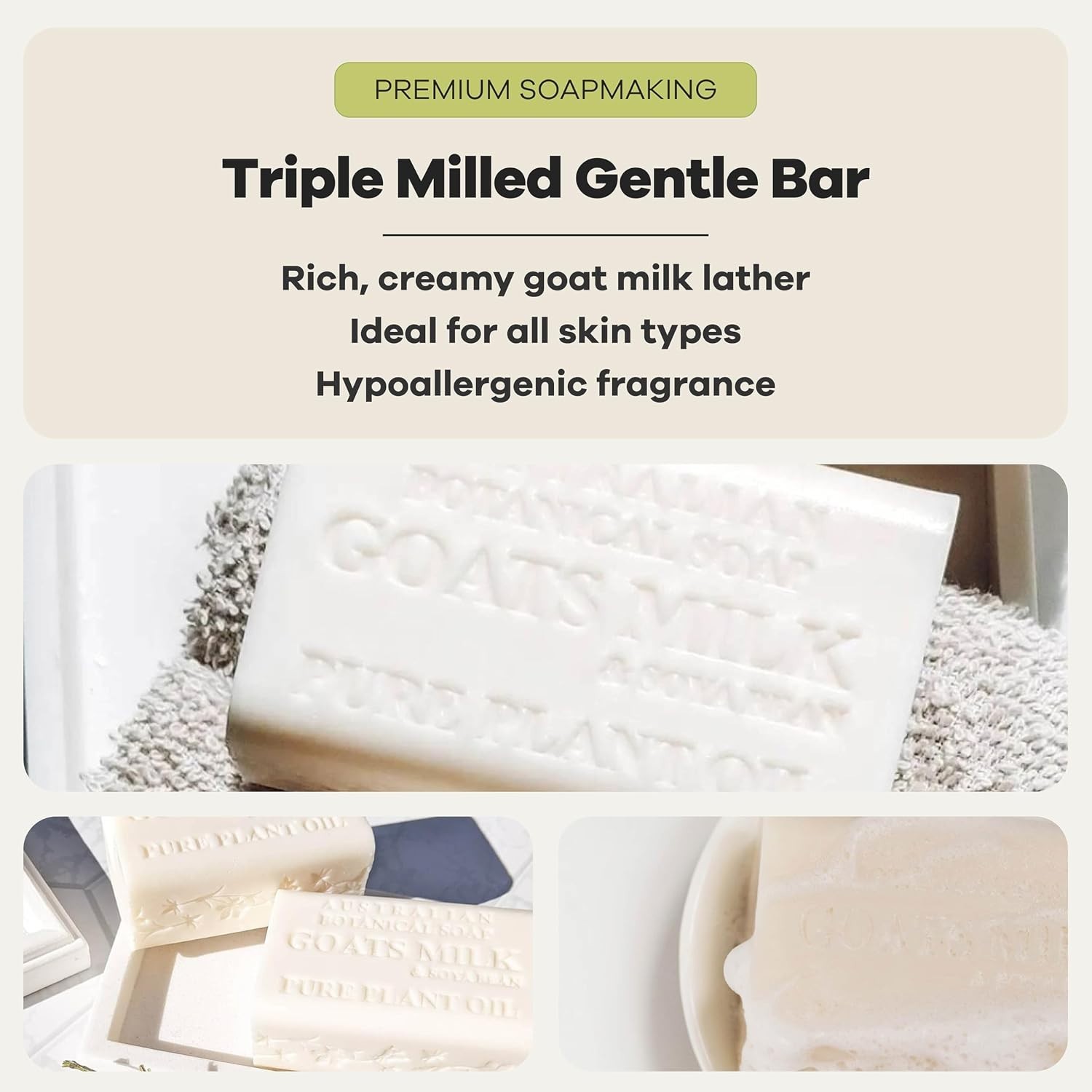Luxurious Goat Milk Soap Bars (Pack of 8) – Hydrating & Nourishing Care