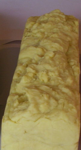 SHEA BUTTER SOAP ~ ARGAN OIL ICED LEMON CREAM Soap Loaf WHOLESALE SOAP