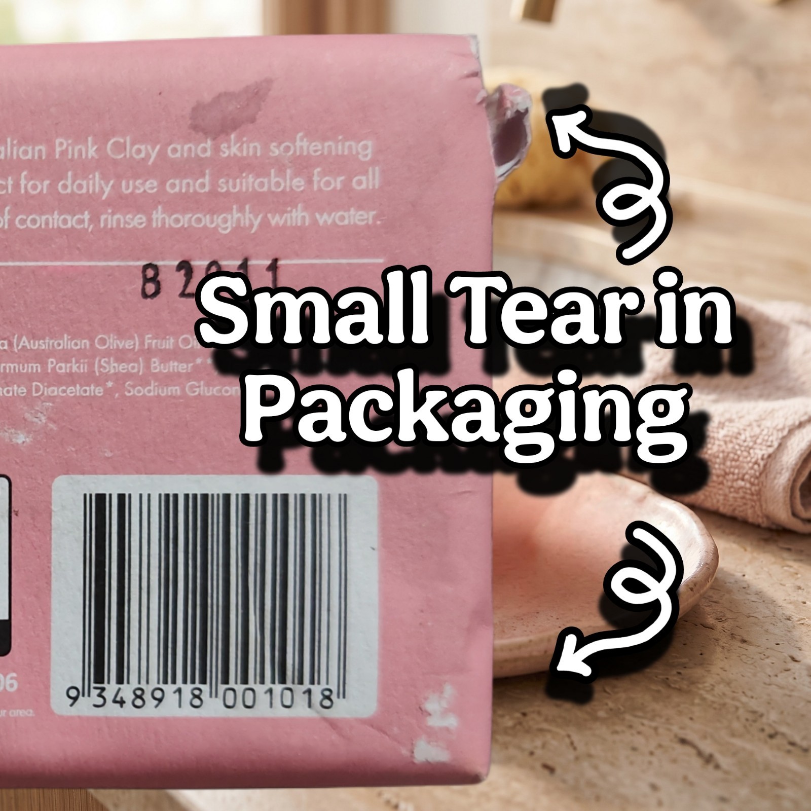 Freshwater Farm Rosewater & Pink Clay Castile Soap Body Bar, 7 oz
