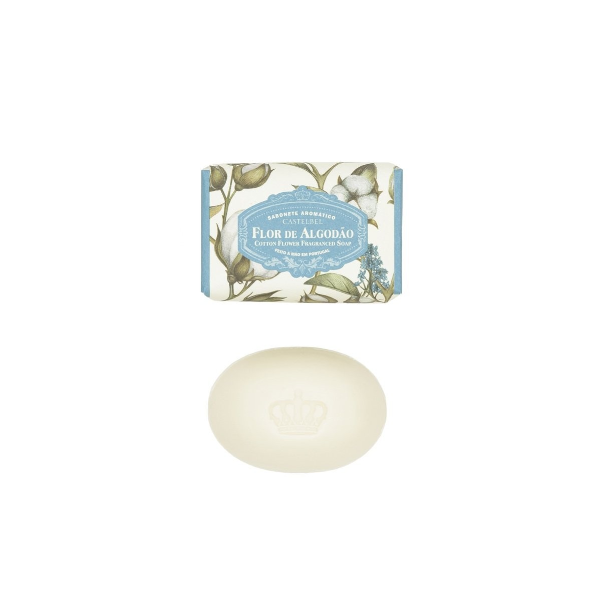 Castelbel Cotton Flower Aromatic Soap 2-Bars (150g x 2) Vegetable-Base…