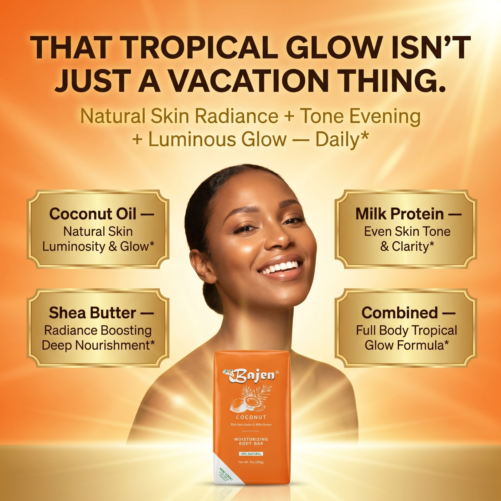 COCONUT SOAP – Moisturizing Coconut Oil Shea Butter Protein Skin Softness 7 oz