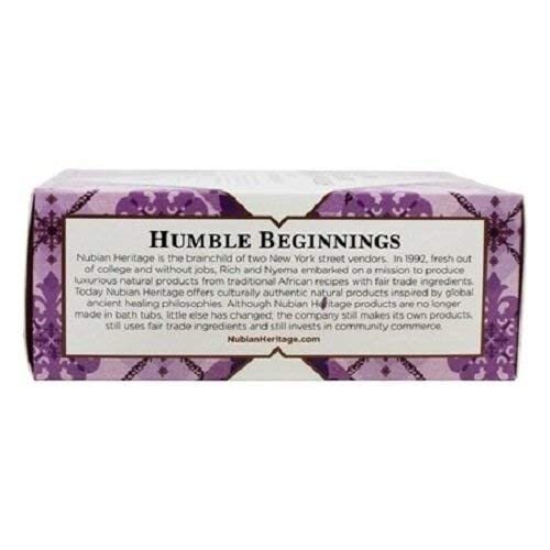 Nubian Heritage Soap Bar, Lavender and Wildflower, 5 Ounce