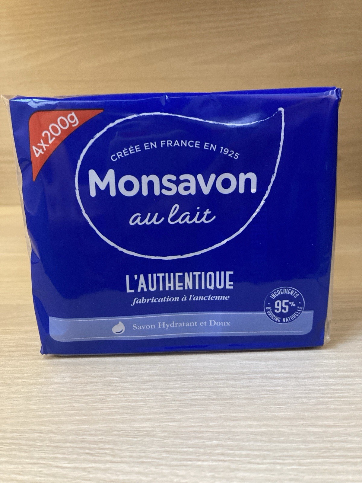 Monsavon au Lait Soap 200g each Soap Bar set of 4