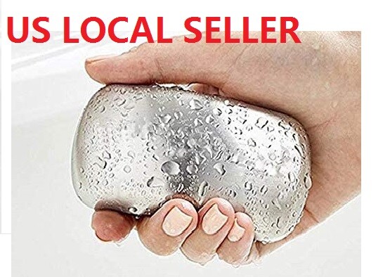 Stainless Steel Soap Bar Hand Wash Kitchen Gadget Absorbs Garlic Onion Odor