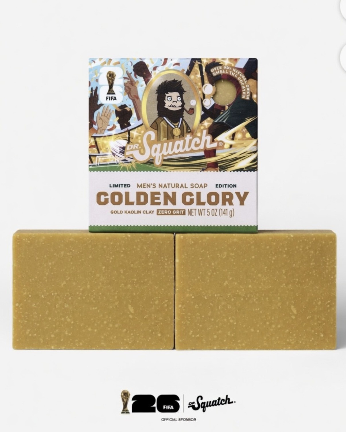 2 pack Dr. Squatch FIFA Golden Glory Limited Edition Early Edition ⚽️🏆