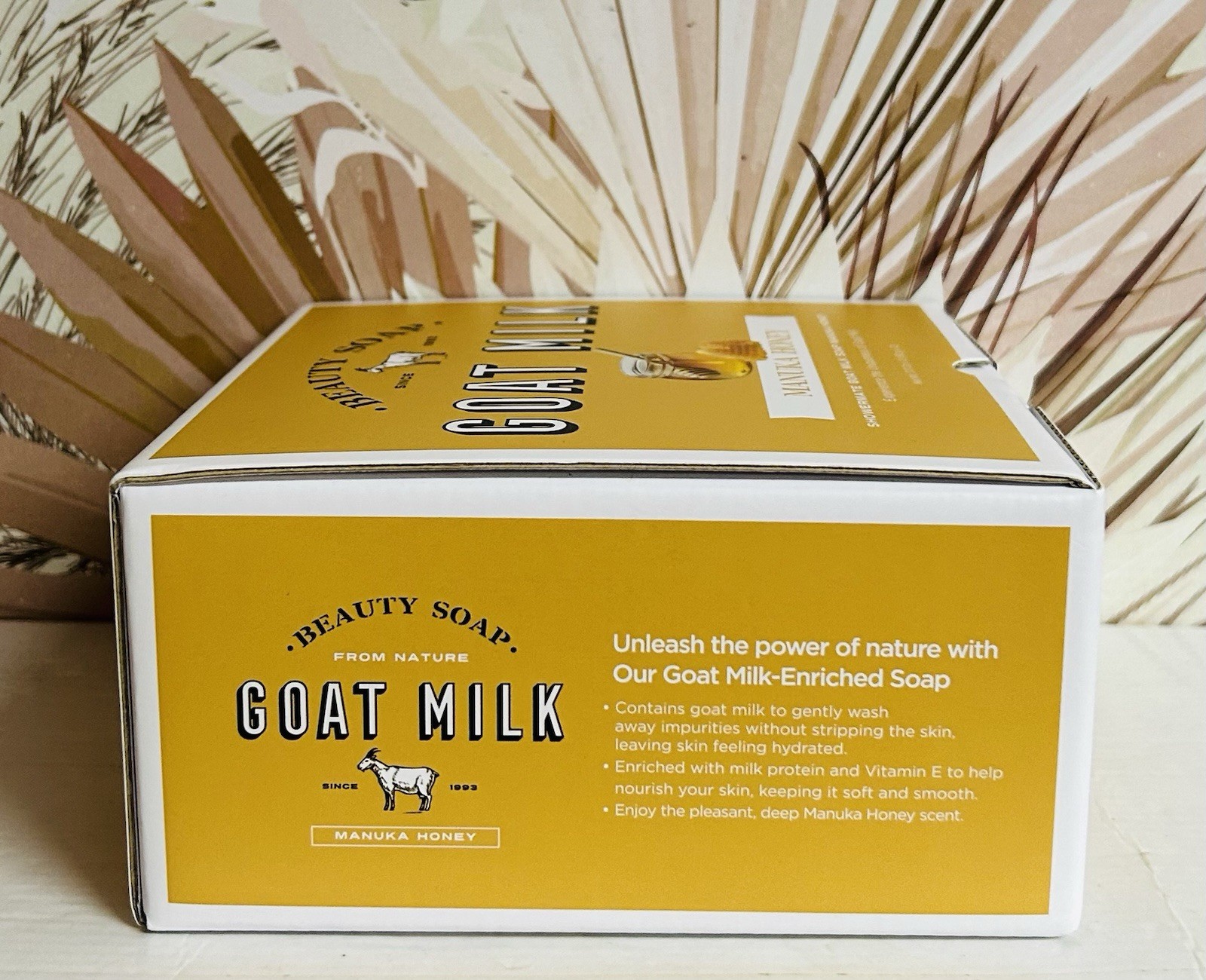 Manuka Honey Hand Soap with Goat Milk 12 Bars 3.17 oz Each