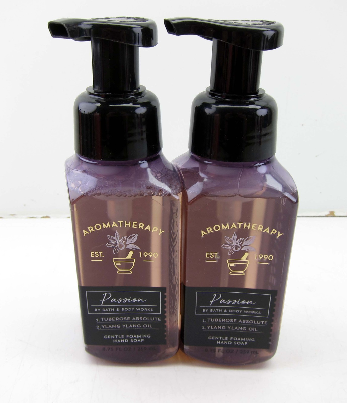 Lot 2 Bath & Body Works PASSION TUBEROSE YLANG Gentle Foaming Hand Soap 8.75 oz