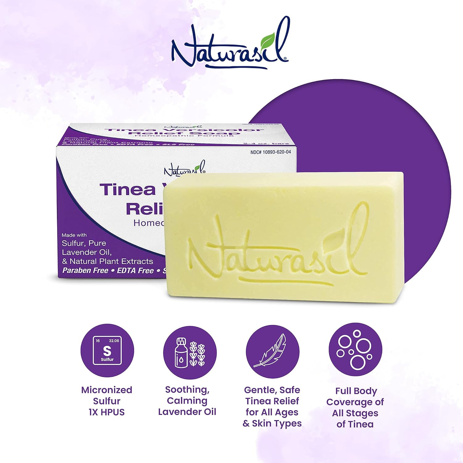 Tinea Versicolor Treatment +2 Bars | Max-Strength 10X Soap | Antifungal Microniz