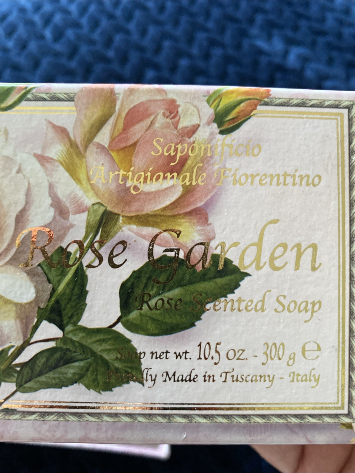Saponificio Artigianale Fiorentino Italian Rose Garden Soap 10.5Oz New Exp. 2028