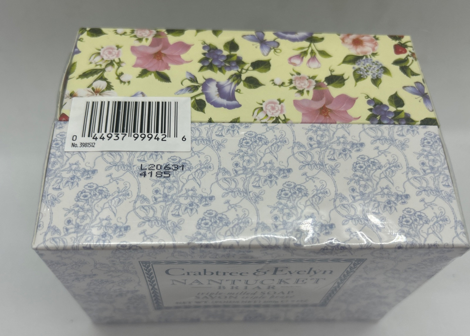 Crabtree & Evelyn Nantucket Briar and Summer Hill Bar Soap Bar