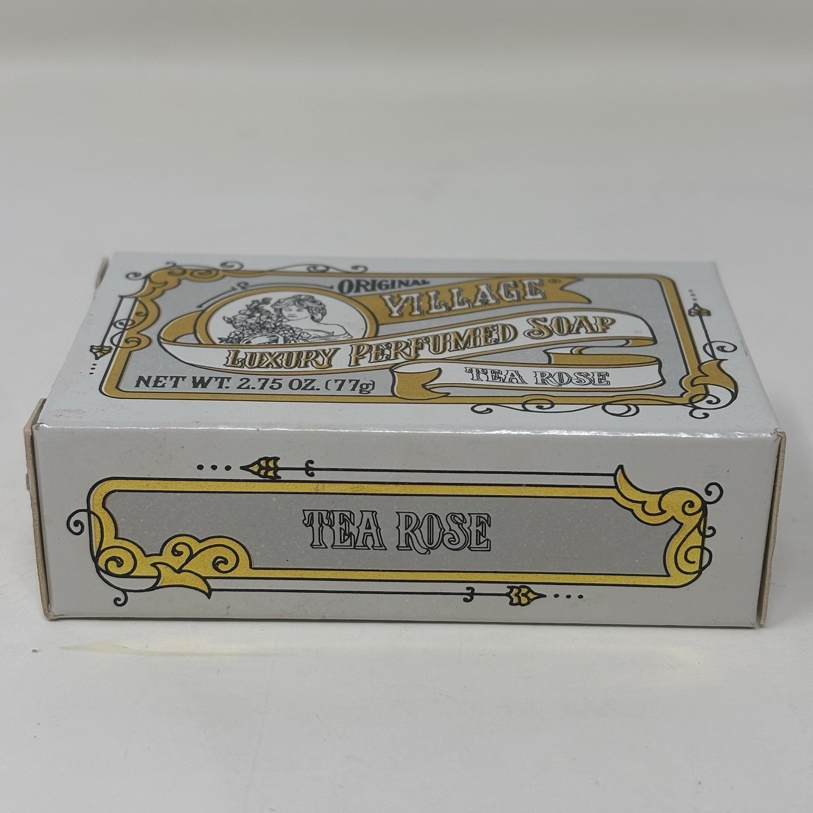 VTG Bar Soap 1977 Village Bath Products Tea Rose Luxury Perfumed 2.75 oz New